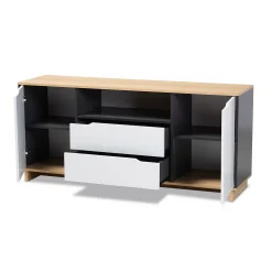 Baxton Studio Reed Sideboard Buffet Table -The Novogratz Shop 3956516 ALT7