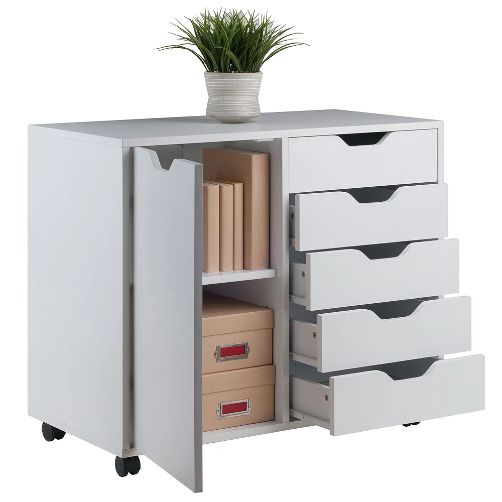 Winsome Halifax 2-Shelf Storage Cabinet 4 Winsome Halifax 2-Shelf Storage Cabinet - Image 2