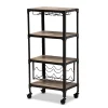 Baxton Studio Swanson Wine Cart -The Novogratz Shop 3978159