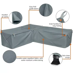 Classic Accessories Storigami Left-Facing Sectional Cover -The Novogratz Shop 4151828 ALT2