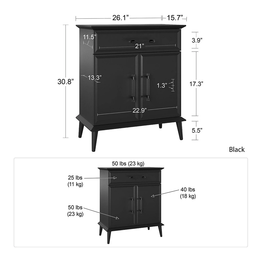 Ameriwood Home Remington Storage Cabinet 7 Ameriwood Home Remington Storage Cabinet - Image 5