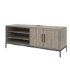 Ameriwood Home Parkside Credenza Console Table 1 Ameriwood Home Parkside Credenza Console Table -The Novogratz Shop 4262567 Natural White Oak