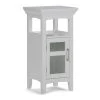 Simpli Home Avington Floor Storage Bath Cabinet 1 Simpli Home Avington Floor Storage Bath Cabinet -The Novogratz Shop 4263942 Pure White