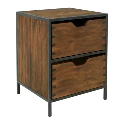 OSP Home Furnishings OSP Designs Clermont Two-Drawer Storage Cabinet