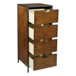 OSP Home Furnishings OSP Designs Clermont 4-Drawer Storage Cabinet -The Novogratz Shop 4264176 ALT