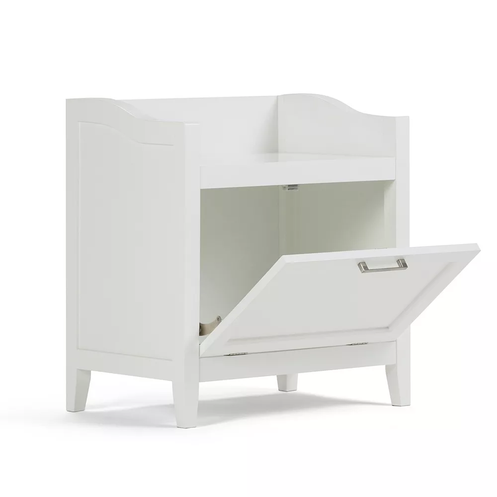 Simpli Home Avington Storage Hamper Bench 5 Simpli Home Avington Storage Hamper Bench - Image 3