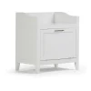 Simpli Home Avington Storage Hamper Bench -The Novogratz Shop 4264995 Pure White