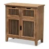 Baxton Studio Clement 2-Drawer Storage Cabinet -The Novogratz Shop 4485447