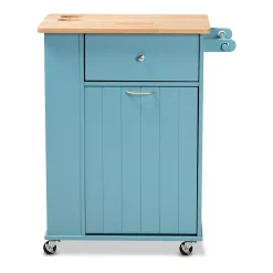 Baxton Studio Liona Kitchen Cart -The Novogratz Shop 4485457 ALT3
