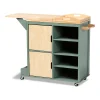 Baxton Studio Dorthy Kitchen Cart -The Novogratz Shop 4485461