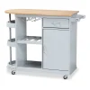 Baxton Studio Donnie Kitchen Bar Cart