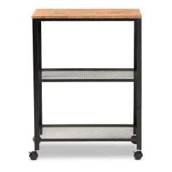 Baxton Studio Verna Kitchen Cart -The Novogratz Shop 4485467 ALT2