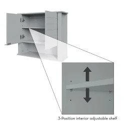 RiverRidge Home Madison Collection 2-Door Wall Cabinet -The Novogratz Shop 4495986 ALT5