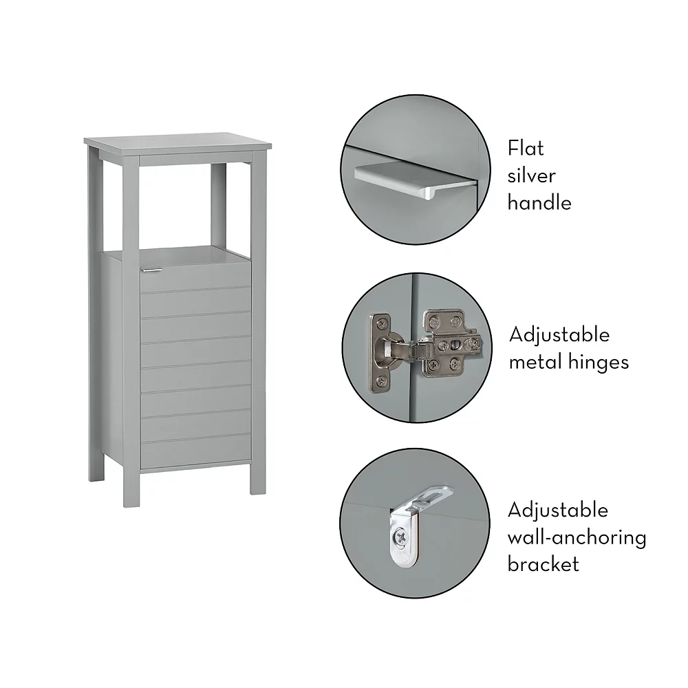 RiverRidge Home Madison Collection 1-Door Floor Cabinet 8 RiverRidge Home Madison Collection 1-Door Floor Cabinet - Image 6