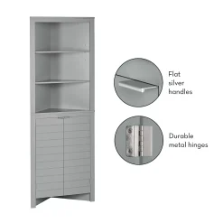 RiverRidge Home Madison Collection Tall Corner Cabinet 13 RiverRidge Home Madison Collection Tall Corner Cabinet -The Novogratz Shop 4495990 ALT7