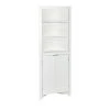 RiverRidge Home Madison Collection Tall Corner Cabinet -The Novogratz Shop 4495990 White