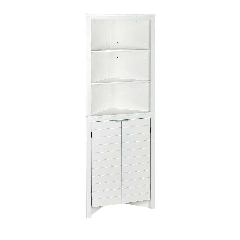 RiverRidge Home Madison Collection Tall Corner Cabinet 3 RiverRidge Home Madison Collection Tall Corner Cabinet