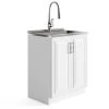 Simpli Home Darwin Deluxe 28-in. Laundry Cabinet 1 Simpli Home Darwin Deluxe 28-in. Laundry Cabinet -The Novogratz Shop 4511931 Pure White