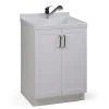 Simpli Home Kyle 24-in. Laundry Cabinet -The Novogratz Shop 4511936 Pure White