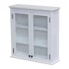 Alaterre Furniture Dorset Bathroom Glass Door Wall Cabinet 1 Alaterre Furniture Dorset Bathroom Glass Door Wall Cabinet -The Novogratz Shop 4538947