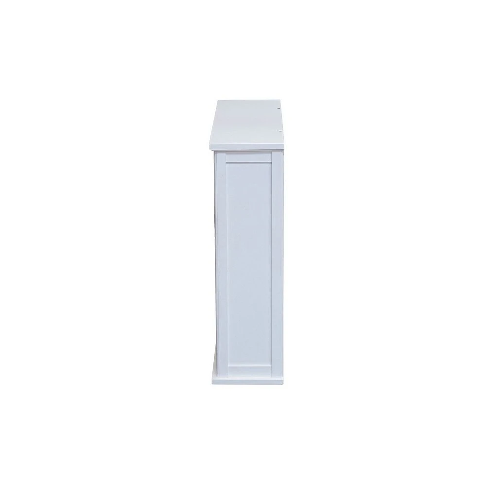 Alaterre Furniture Dorset Bathroom Glass Door Wall Cabinet 5 Alaterre Furniture Dorset Bathroom Glass Door Wall Cabinet - Image 3