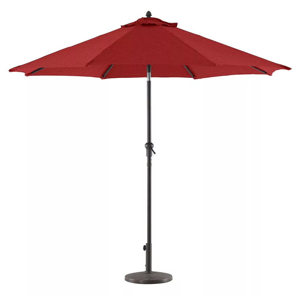 Royal Garden 8-ft. Red Market Umbrella 3 Royal Garden 8-ft. Red Market Umbrella