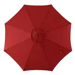 Royal Garden 8-ft. Red Market Umbrella 5 Royal Garden 8-ft. Red Market Umbrella -The Novogratz Shop 4604892 ALT
