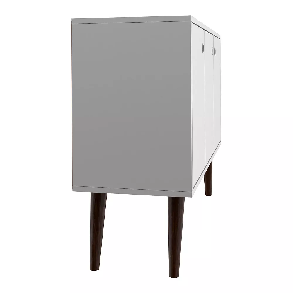 Manhattan Comfort Bromma 3-Shelf Sideboard 6 Manhattan Comfort Bromma 3-Shelf Sideboard - Image 4