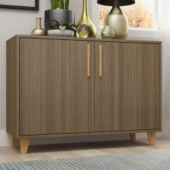 Manhattan Comfort Herald 2-Shelf Double Side Cabinet -The Novogratz Shop 4605765 ALT