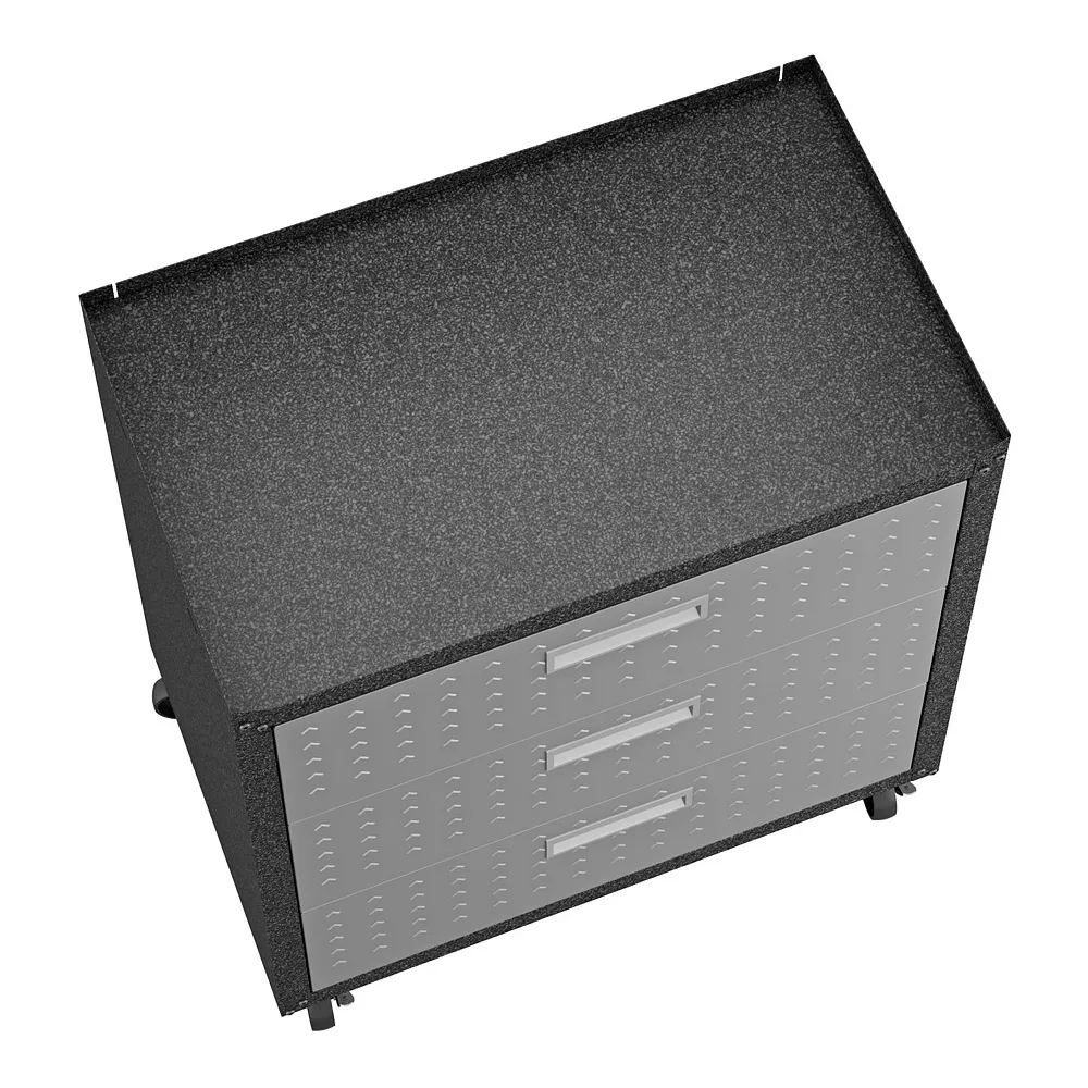 MANHATTAN COMFORT Fortress 31.5" Mobile Garage Chest With Drawers 4 MANHATTAN COMFORT Fortress 31.5" Mobile Garage Chest With Drawers - Image 2