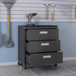 MANHATTAN COMFORT Fortress 31.5" Mobile Garage Chest With Drawers 13 MANHATTAN COMFORT Fortress 31.5" Mobile Garage Chest With Drawers -The Novogratz Shop 4618673 ALT4