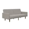 Atwater Living Leona Futon -The Novogratz Shop 4629442 Light Gray