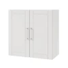 SystemBuild Callahan Wall Storage Cabinet -The Novogratz Shop 4637901 White