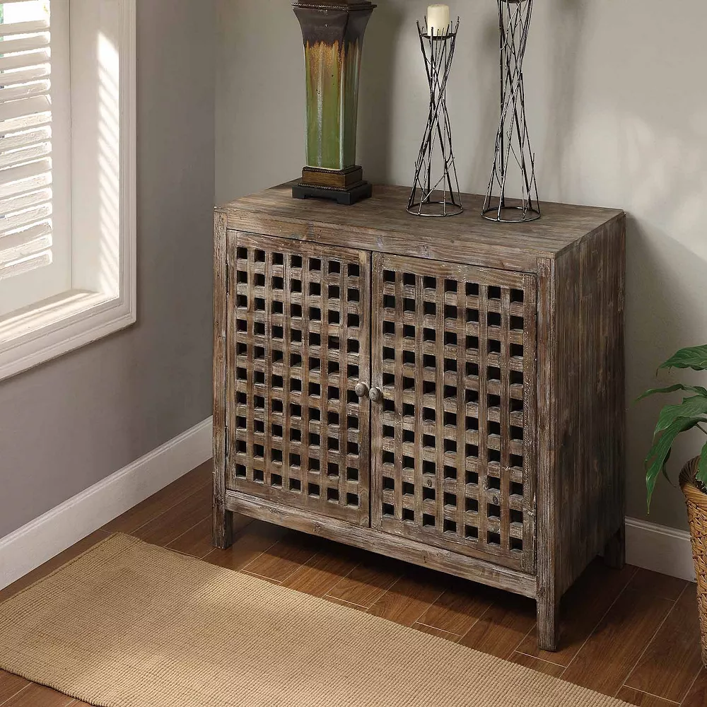 Crestview Collection Rustic Buffet Storage Cabinet 4 Crestview Collection Rustic Buffet Storage Cabinet - Image 2