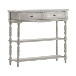 Crestview Collection Weston 2-Drawer Console Table