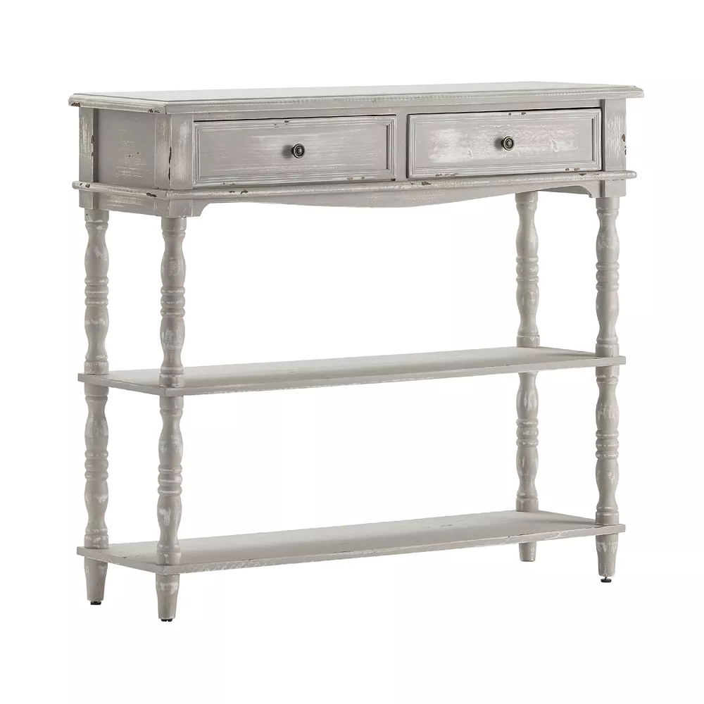 Crestview Collection Weston 2-Drawer Console Table 3 Crestview Collection Weston 2-Drawer Console Table
