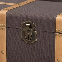 Baxton Studio Stephen Storage Trunk 2-piece Set -The Novogratz Shop 4820696 ALT3