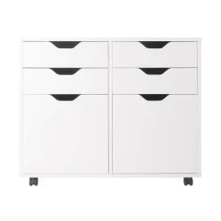 Winsome Halifax Mobile 2-Section Storage Cabinet -The Novogratz Shop 4941729 ALT3