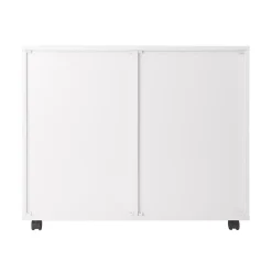 Winsome Halifax Mobile 2-Section Storage Cabinet -The Novogratz Shop 4941729 ALT5
