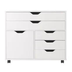 Winsome Halifax 3-Section Mobile Storage Cabinet 11 Winsome Halifax 3-Section Mobile Storage Cabinet -The Novogratz Shop 4941732 ALT3