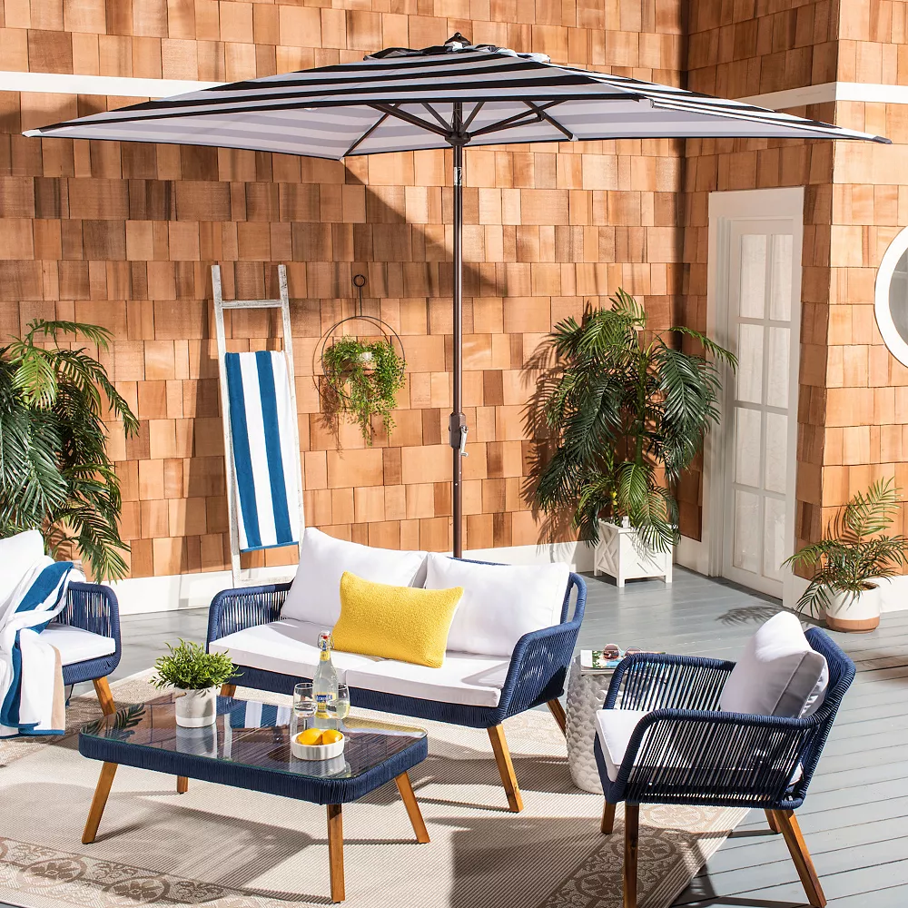 Safavieh Iris Fashion Rectangular Umbrella 4 Safavieh Iris Fashion Rectangular Umbrella - Image 2