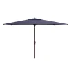 Safavieh Athens Rectangular Crank Umbrella 2 Safavieh Athens Rectangular Crank Umbrella -The Novogratz Shop 4981957