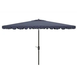 Safavieh Venice Rectangular Scallop Crank Umbrella