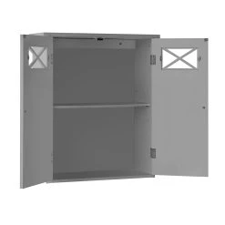 Teamson Home Dawson Wall Cabinet With Two Doors -The Novogratz Shop 5049659 ALT2