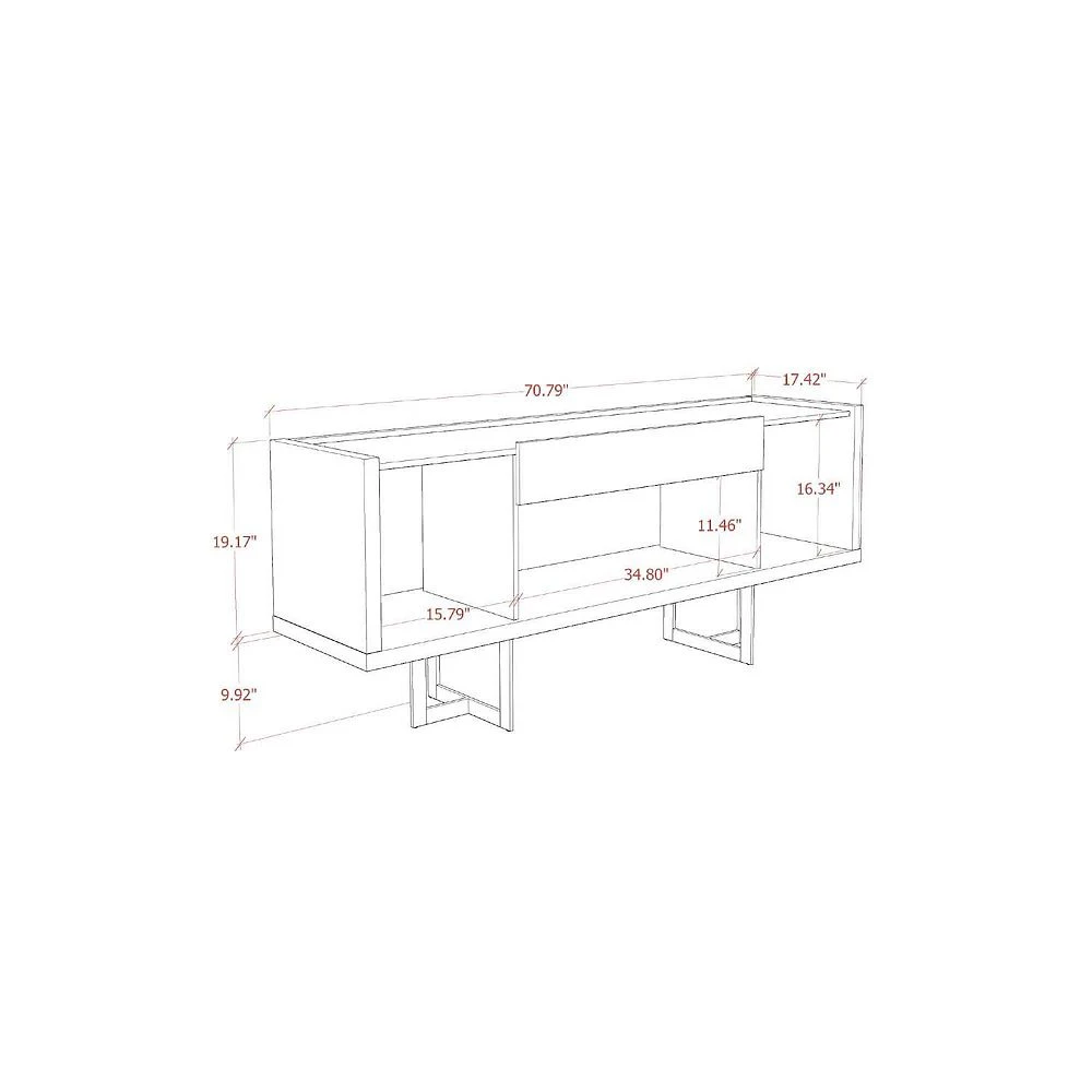 MANHATTAN COMFORT Celine Buffet Stand 8 MANHATTAN COMFORT Celine Buffet Stand - Image 6