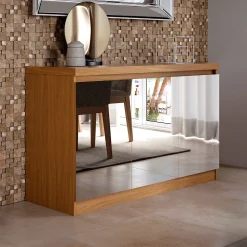 MANHATTAN COMFORT Viennese 2.0 Buffet Stand With Mirrors 8 MANHATTAN COMFORT Viennese 2.0 Buffet Stand With Mirrors -The Novogratz Shop 5063205 ALT