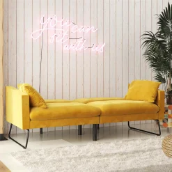 Mr. Kate Stella Vintage Inspired Velvet Futon -The Novogratz Shop 5117799 ALT3 1