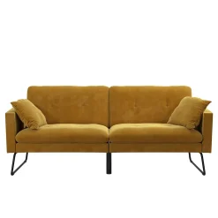 Mr. Kate Stella Vintage Inspired Velvet Futon -The Novogratz Shop 5117799 ALT4 1