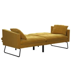 Mr. Kate Stella Vintage Inspired Velvet Futon -The Novogratz Shop 5117799 ALT6