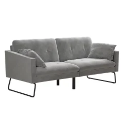 The Novogratz Shop 4 Mr. Kate Stella Vintage Inspired Velvet Futon